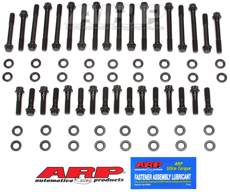 134-3701 - ARP - SB Chevy 12pt head bolt kit - Black - 8740 Chrome Moly